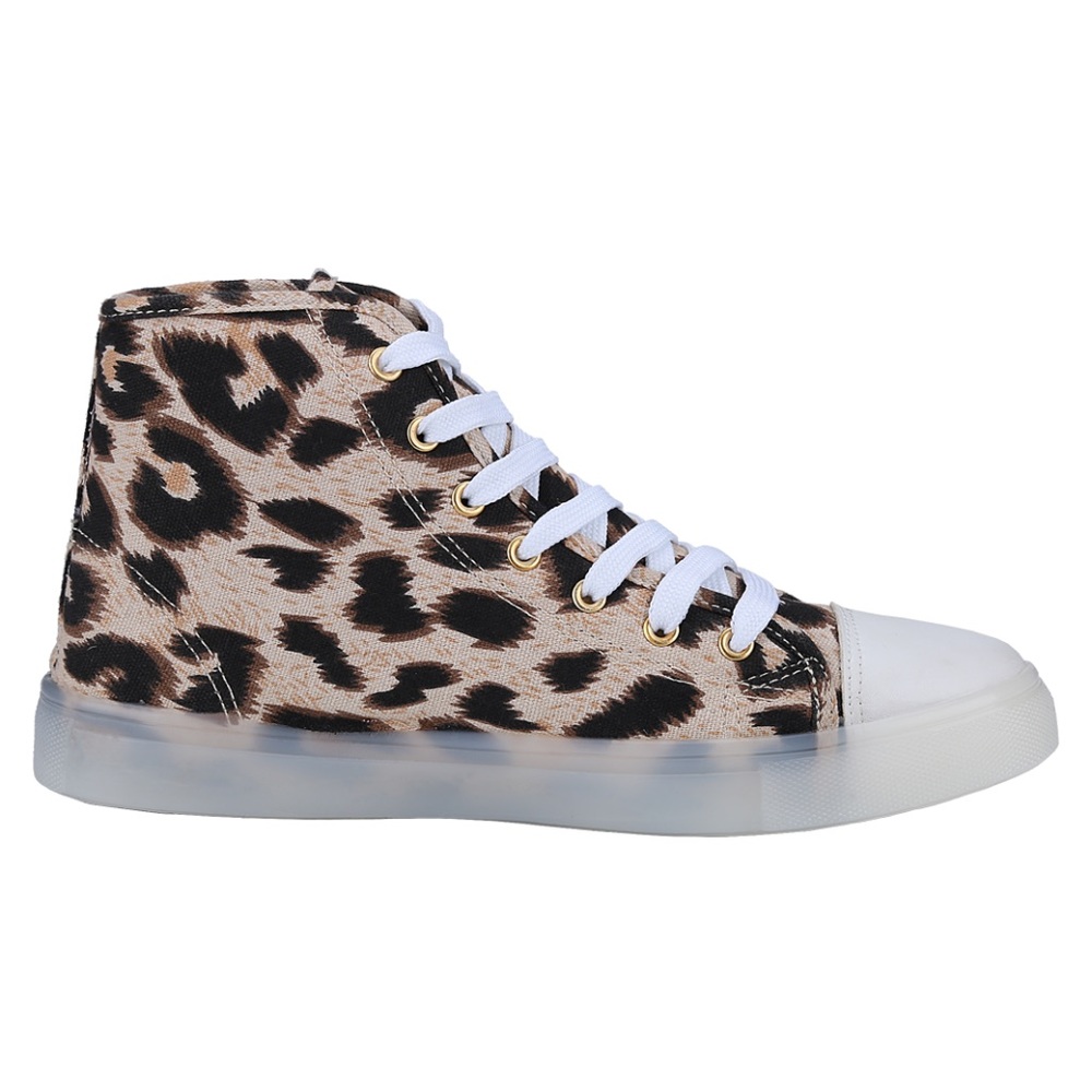 Leopard & Clear High Tops